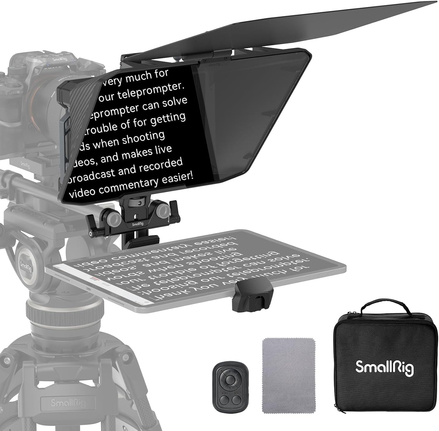SMALLRIG Teleprompter for iPad Tablet Up to 11 Inches - 3646