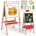 Joyooss Art Easel for Kids Easel - Foldable Double-Sided Easel