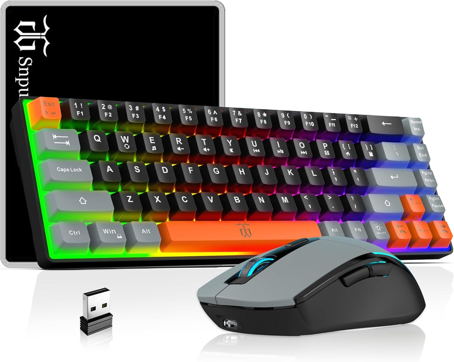 Snpurdiri 60% Wireless Gaming Keyboard and Mouse Combo Review