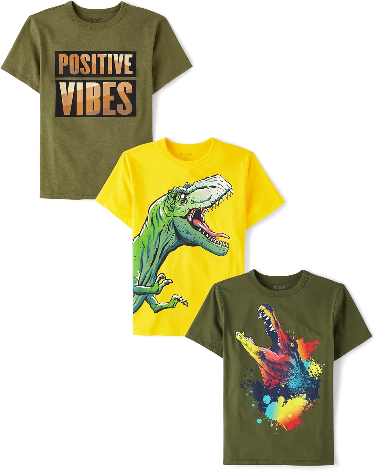 Boys' Vehicle Short Sleeve Graphic T-Shirts Multipacks for Kids