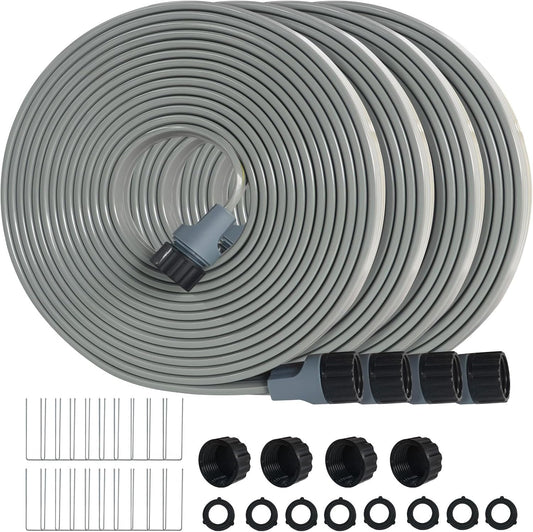 Hopegiver Sprinkler Soaker Hose 50ft 4-Pack for Efficient Watering