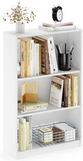 Furinno JAYA 3-Tier Book Shelf - Compact Adjustable Bookcase