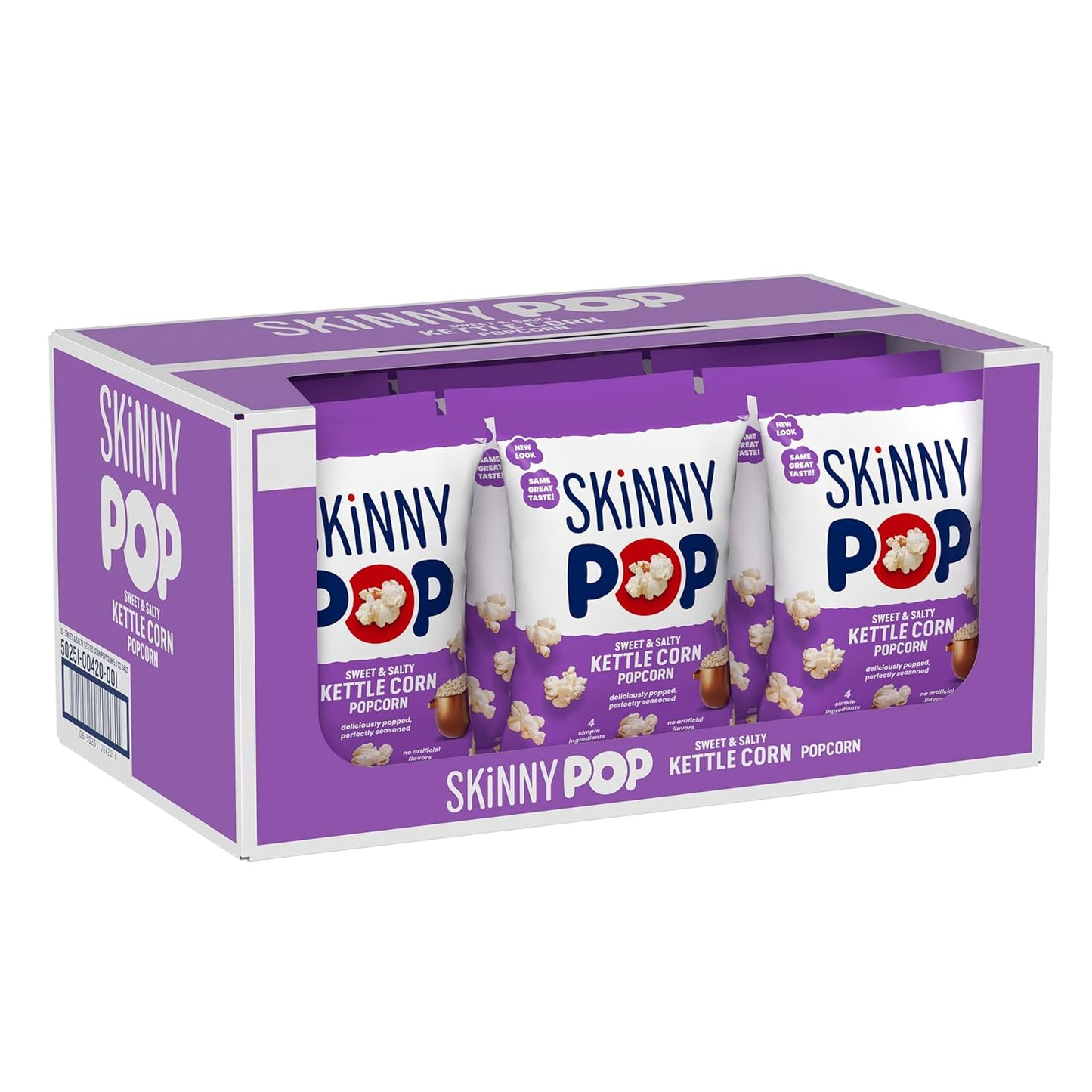 SkinnyPop Sweet & Salty Kettle Popcorn - Whole Grain Snack