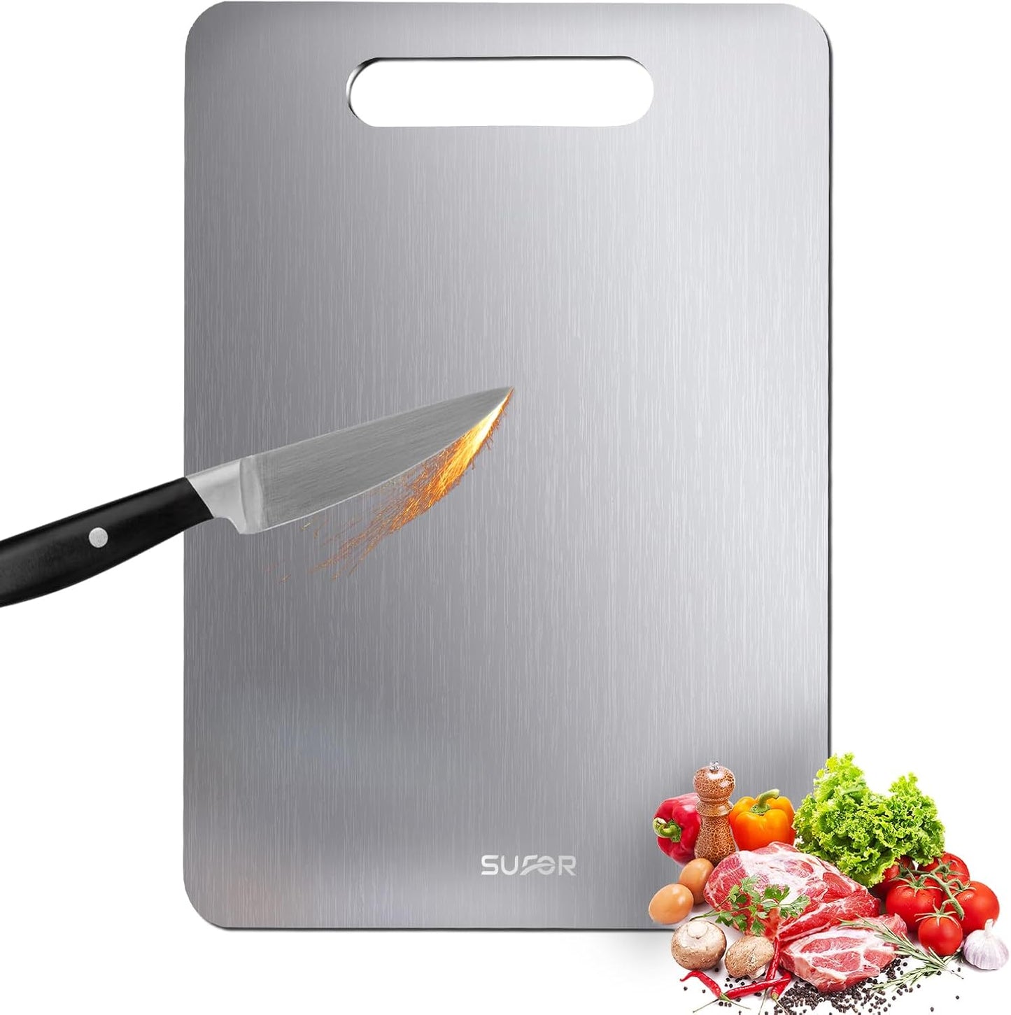 New Titanium Cutting Board for Kitchen - Durable & Hygienic