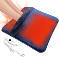 Double Sided Electric Foot Warmer with LCD Display - Fast, Washable