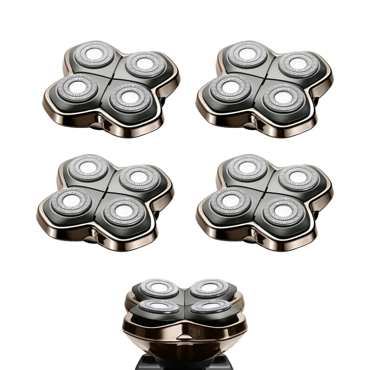 Shaver PRO 4 Head Replacement Blades for Skull Shaver Users