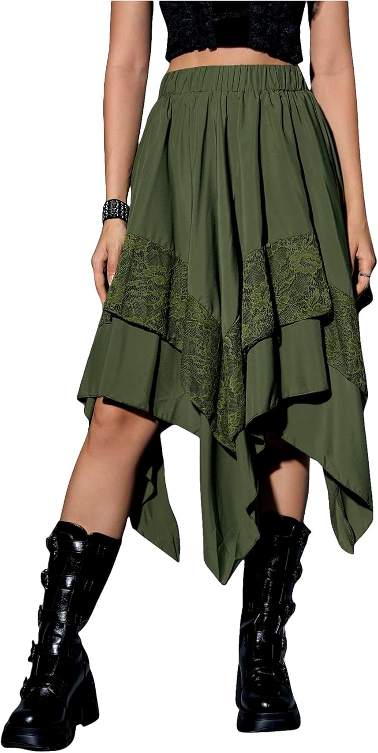 Verdusa Women's Renaissance Flowy Fairy Skirt for Every Occasion