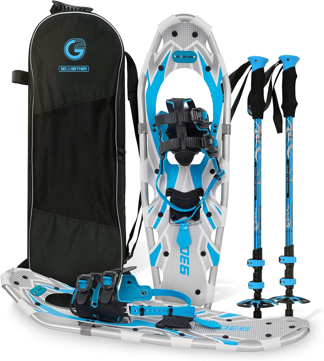 Light Weight Snowshoes with Toe Box and EVA Padded Binding
