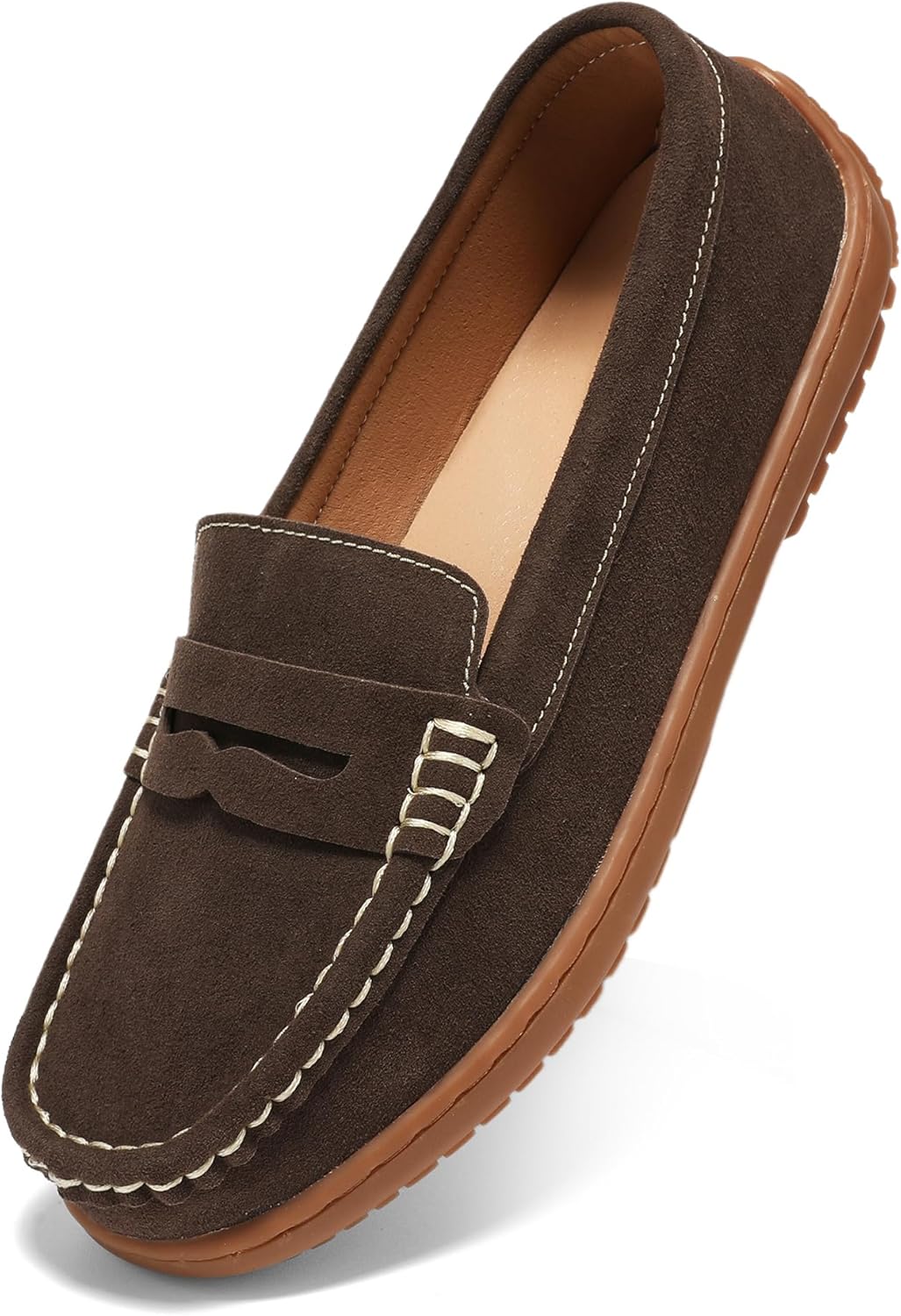 BEAUSEEN Women's Penny Loafers Slip-On for All-Day Comfort
