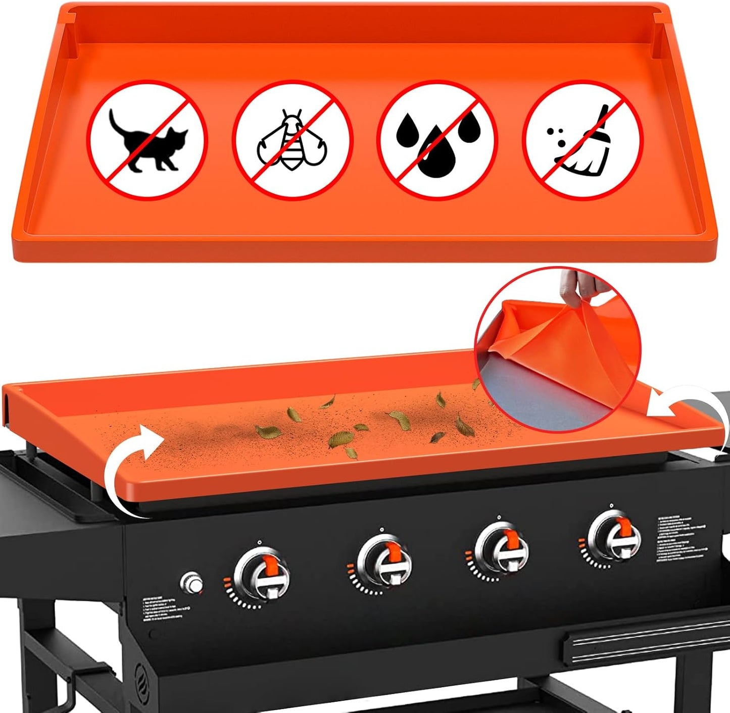 Griddle Cover for Blackstone - Full Wrap-Around Silicone Mat