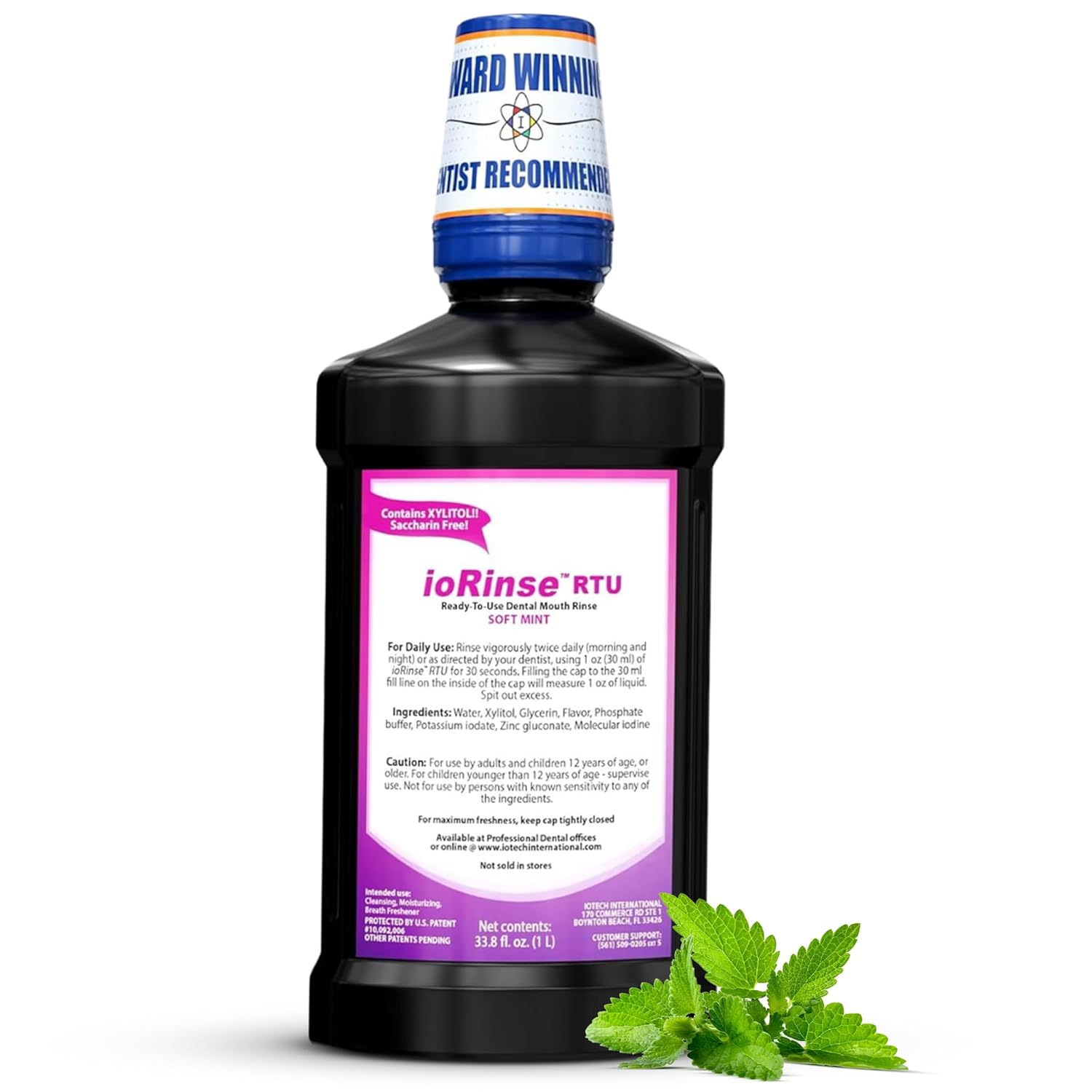 ioRinse RTU Mouthwash for Fresher Breath and Halitosis Relief