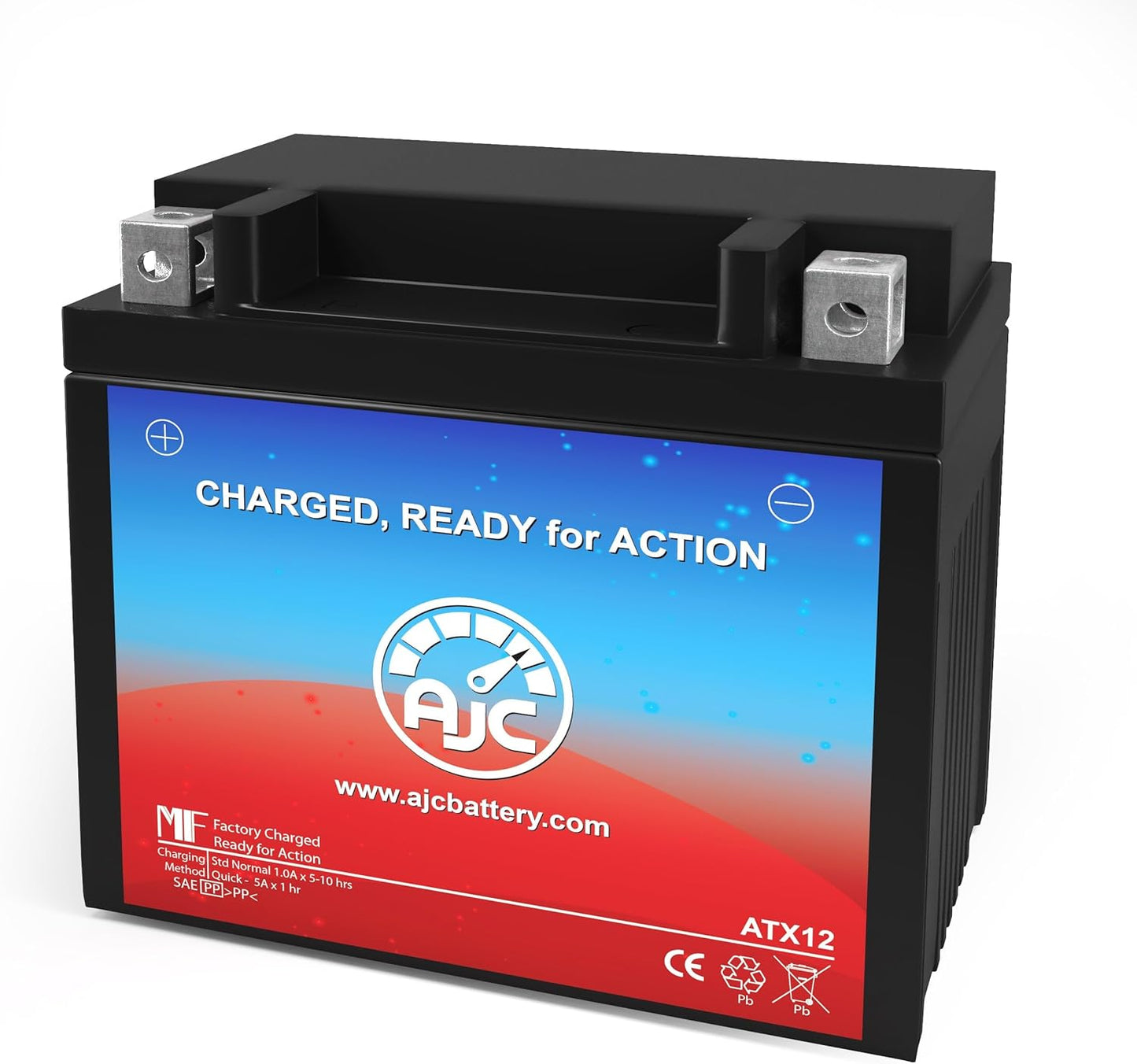 AJC Battery for Exide 12-BS Powersports - Reliable Power