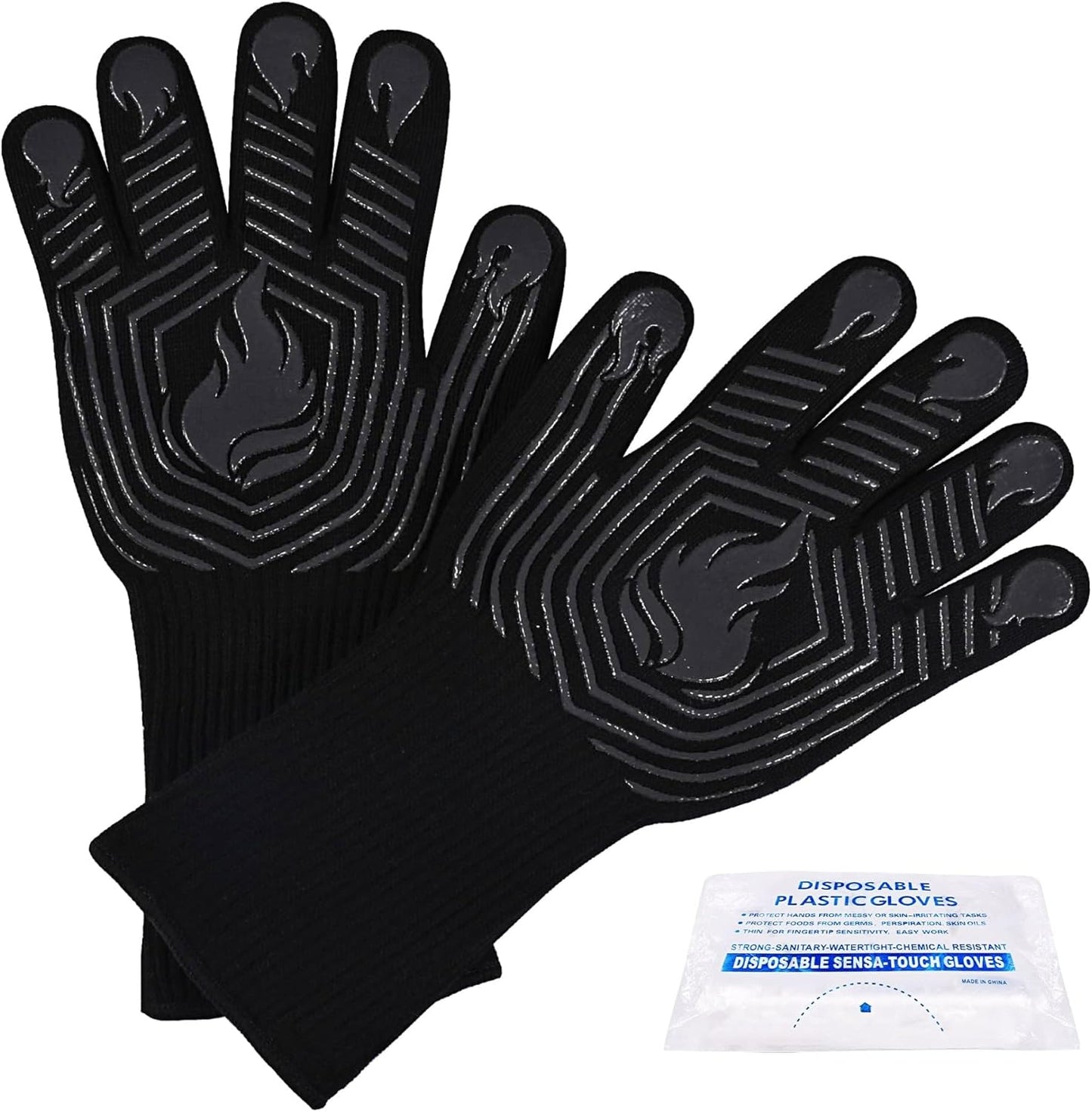 KUWANI BBQ Gloves: 1472F Heat Resistant & Non-Slip