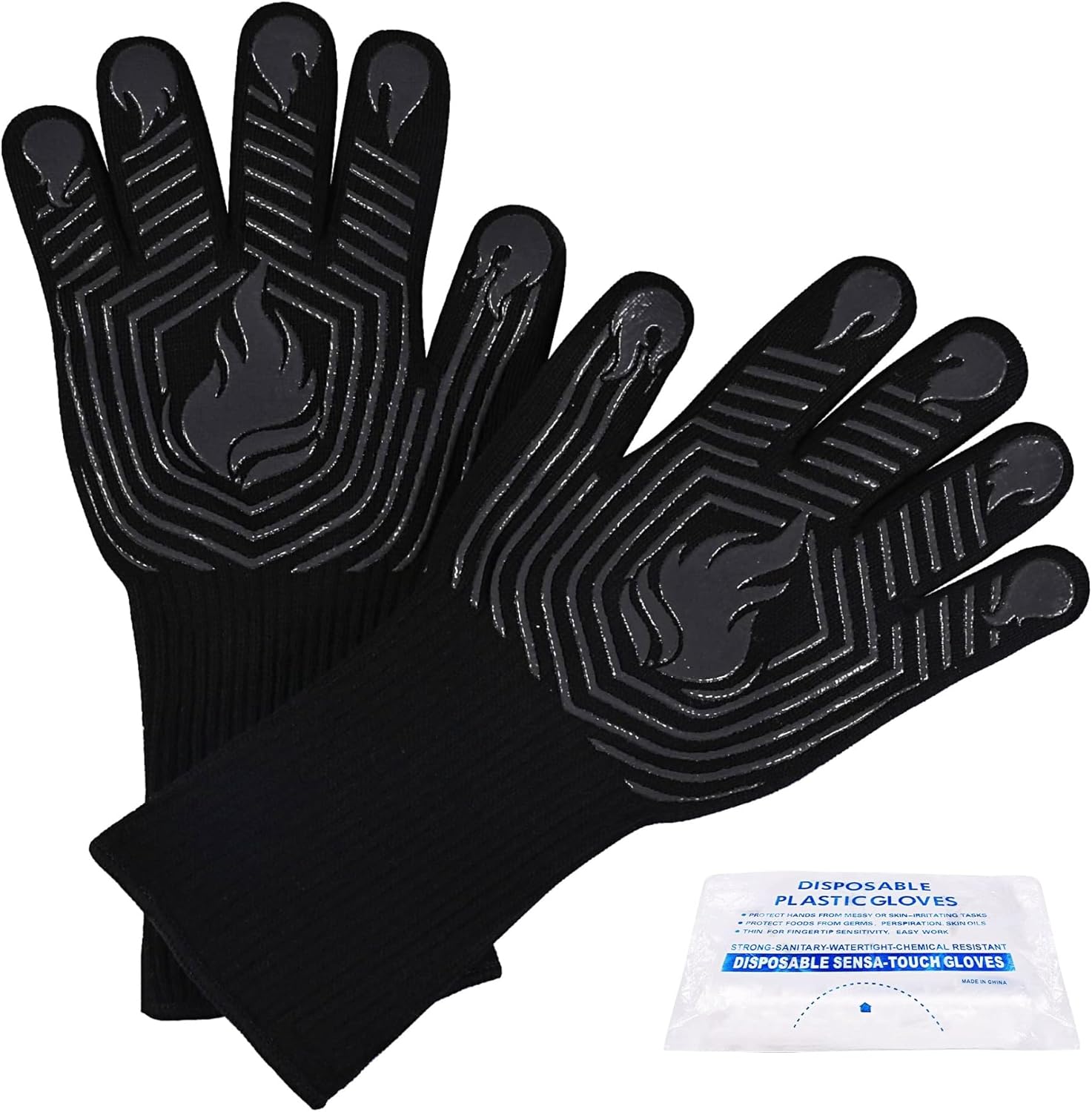 KUWANI BBQ Gloves: 1472F Heat Resistant & Non-Slip