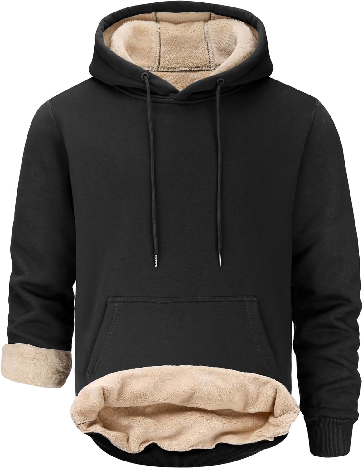Men's Sherpa Lined Hoodie for Ultimate Winter Warmth and Comfort