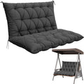 Porch Swing Cushion with Backrest 47x40 in - Thick 5 in Outdoor Seat