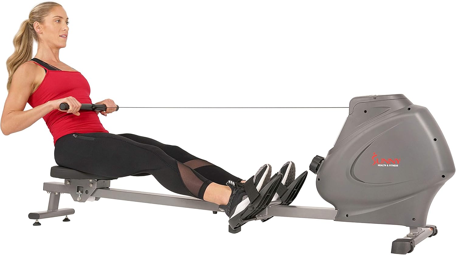 Sunny Health & Fitness Magnetic Rowing Machine for Home Workouts