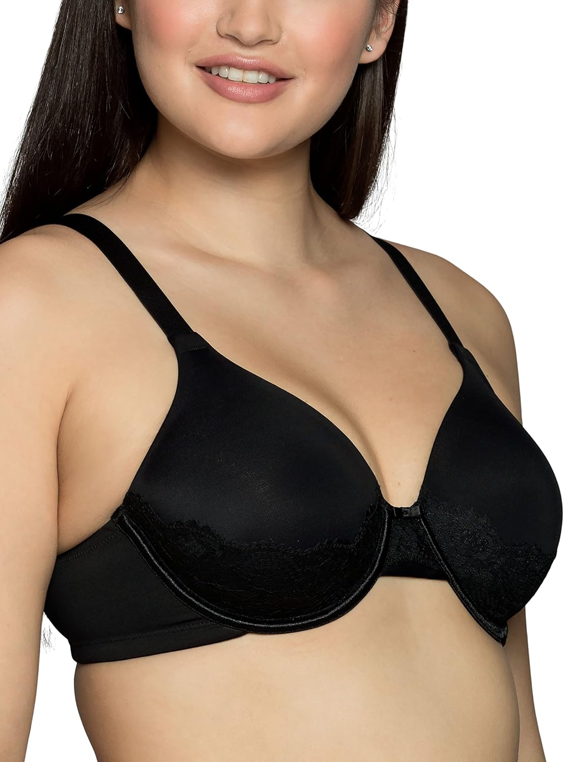Vanity Fair Women's Beauty Back Lace Full Figure Underwire Bra 76382