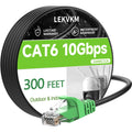 Cat 6 Ethernet Cable 300 ft High Speed Network Cable - Stable 1Gbps