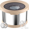 8L Stainless Steel Dog Water Bowl Beige - No Spill Slow Drink