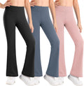 Stelle Girl's Flare Leggings High Waisted Yoga Pants (Style 1X4L)