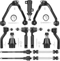 4WD Front Upper Control Arms Ball Joints Suspension Kit - 13pc Set