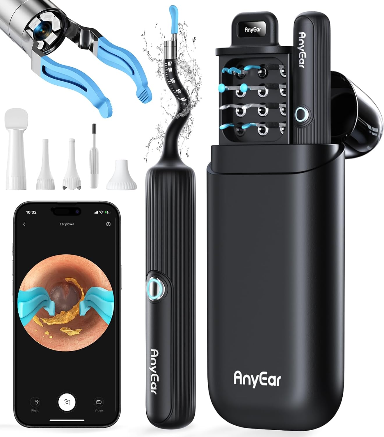 Flexible Ear Wax Removal Tool Camera for Safe Ear Cleaning
