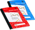PRIMARY JOURNAL NOTEBOOK Grades K-2 - Half Page Ruled 2-Pack