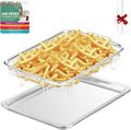 12.8 in Air Fryer Basket for Oven - Large Stainless Steel Basket