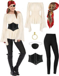 Pirate Costume For Women With Accessories - Complete Renaissance will