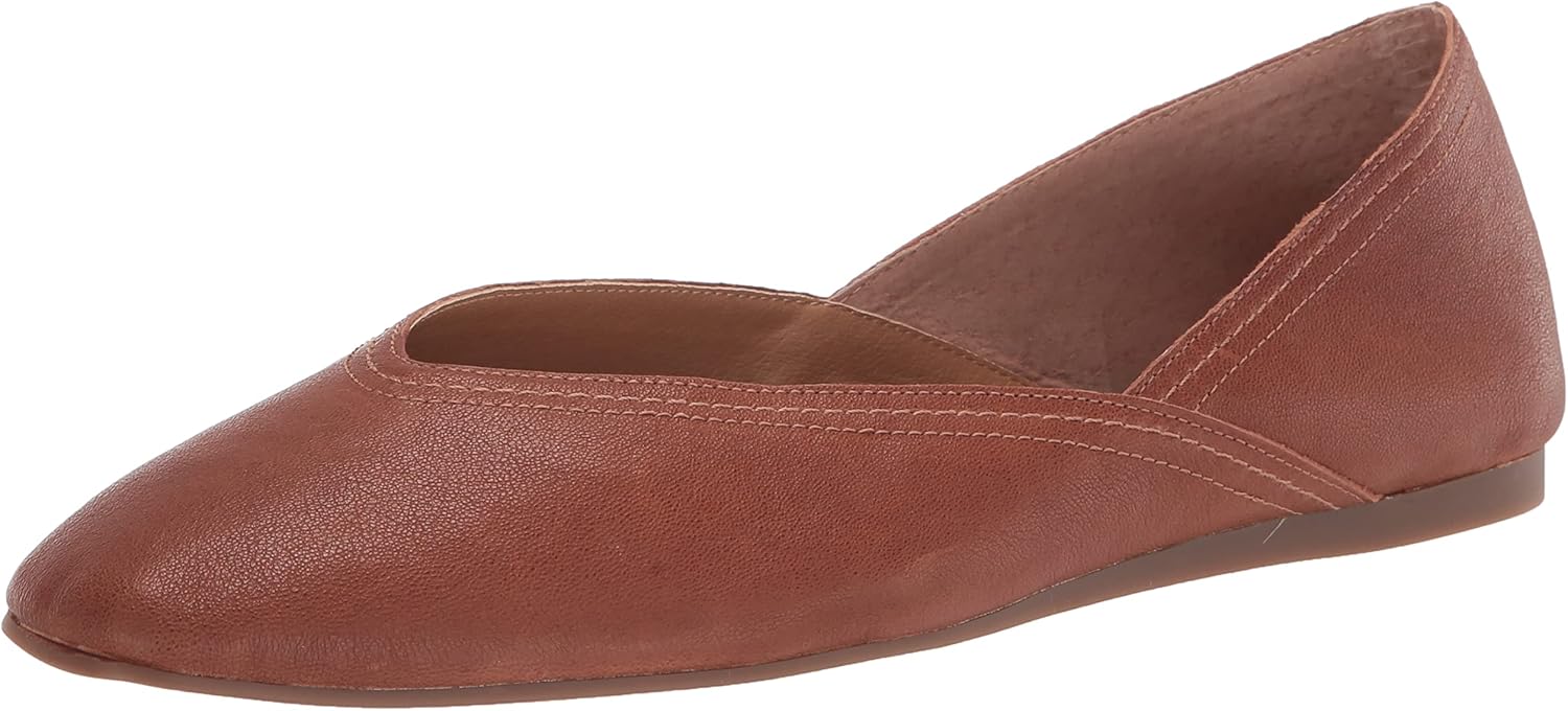Lucky Brand Alba Ballet Flats: Stylish Square Toe Comfort