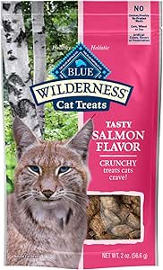 Blue Wilderness Crunchy Cat Treats with Real Salmon 12 Pack