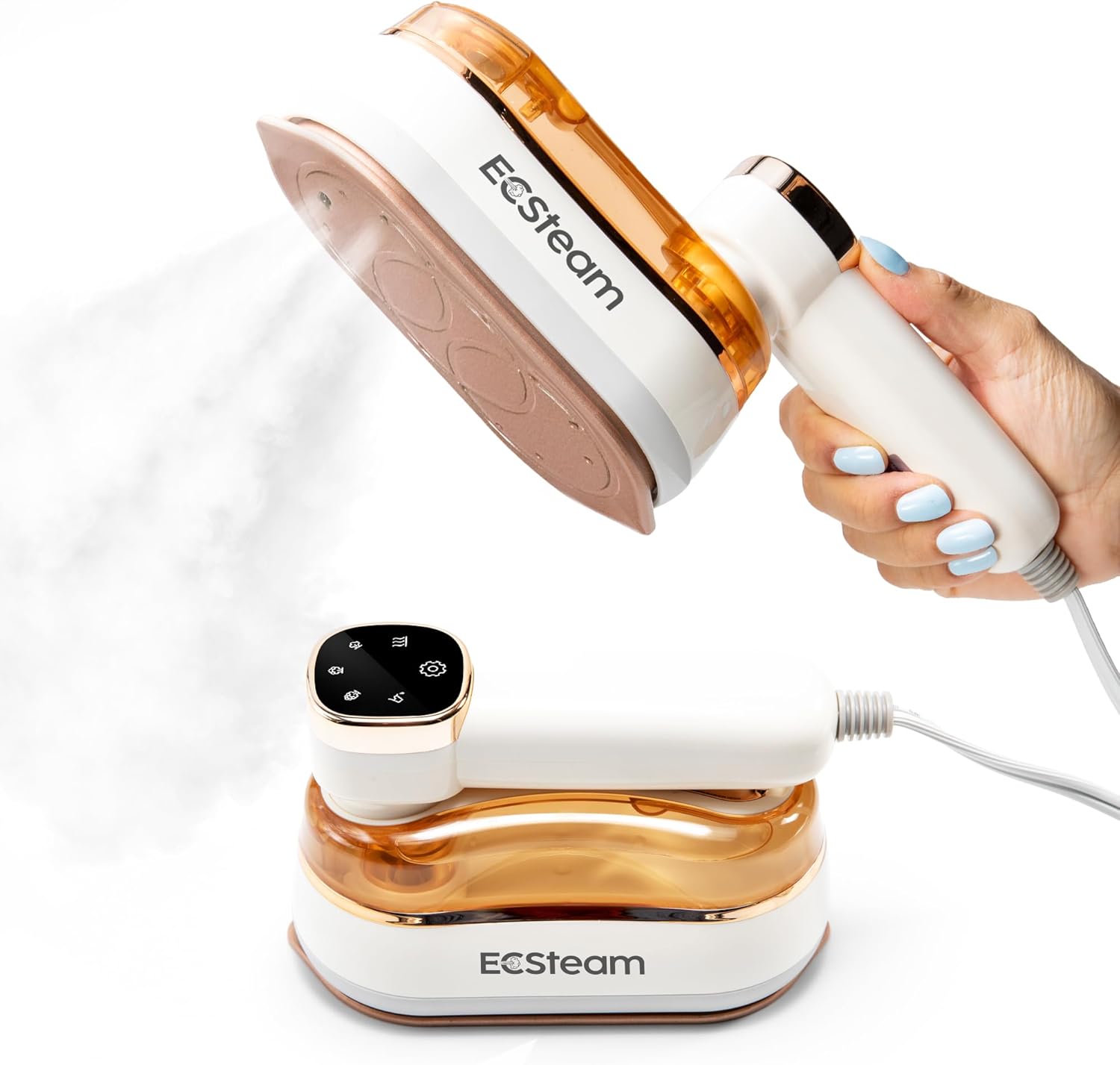 Portable Garment Steamer for Clothes - 2-in-1 Handheld Design