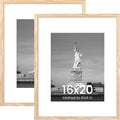 16x20 Picture Frame 2 Pack Natural - Display 11x14 or 16x20