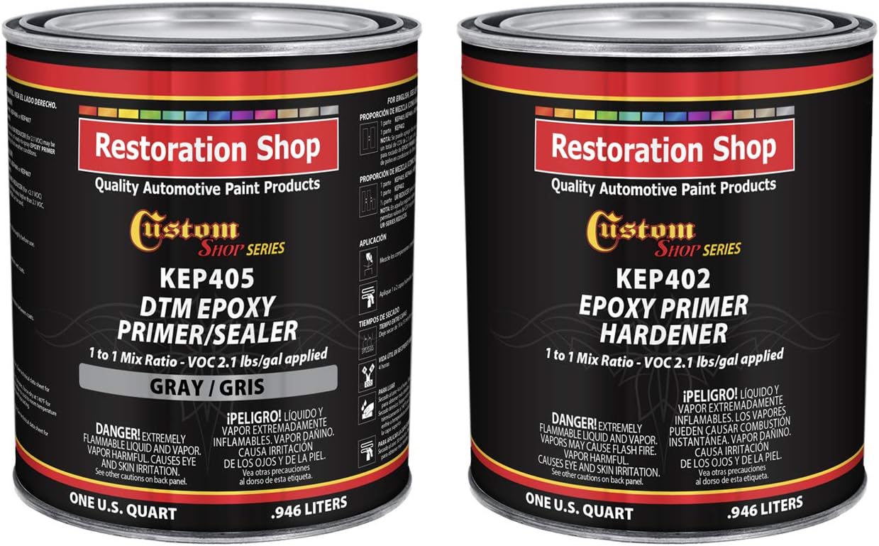 Custom Shop Gray Epoxy Primer Sealer for Automotive Use