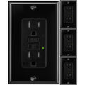 GFCI Outlet 15 Amp Self-Test Weather Resistant 4-Pack - Slim Design