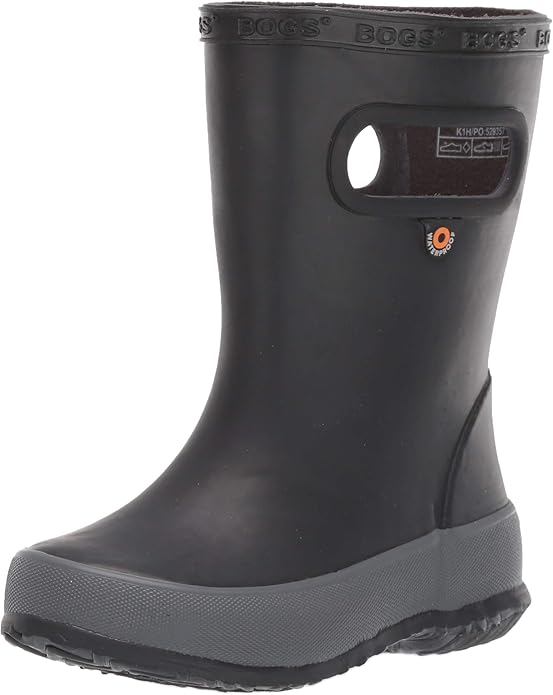 BOGS Kid's Skipper Waterproof Rubber Rain Boot for Kids
