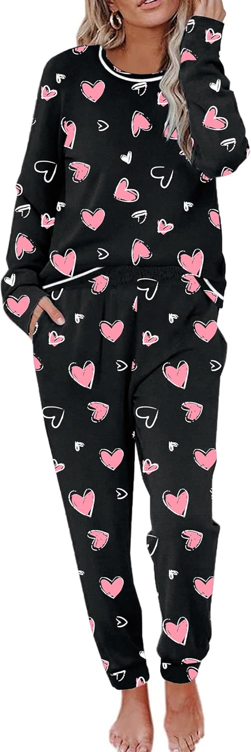Ekouaer Pajamas Women's Long Sleeve Pj Set for Ultimate Comfort