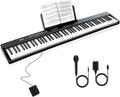 88 Key Semi-Weighted Keyboard Piano for Beginners - Versatile Foldable