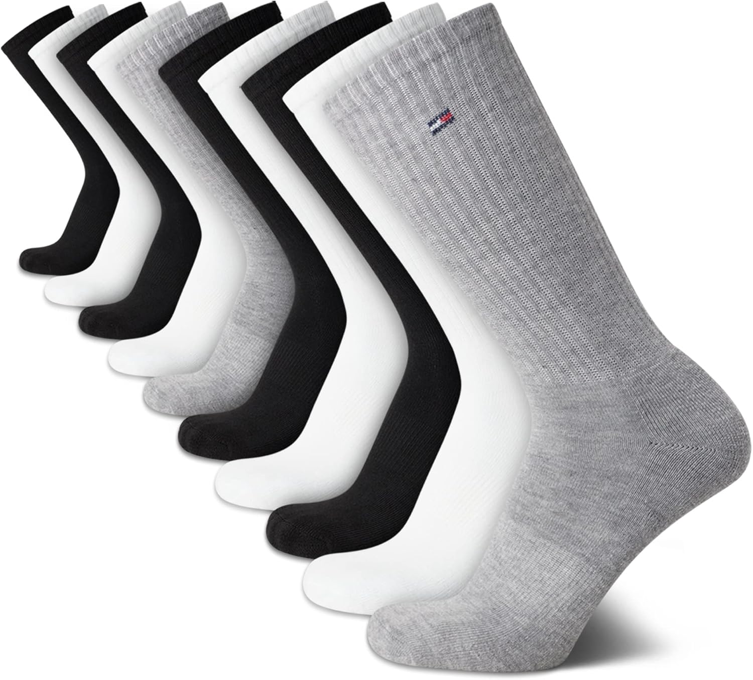 Tommy Hilfiger Men's Athletic Cushioned Crew Socks - 10 Pack