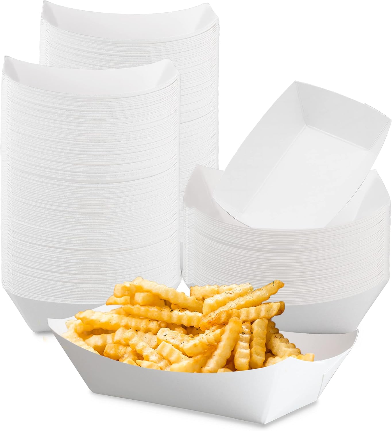 1 lb Paper Food Trays for Parties, Fairs, and Picnics