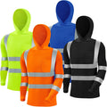 Amylove Reflective Safety T Shirt 4 Pcs - High Visibility Work Shirts