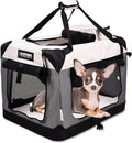Soft Dog Crate Kennel for Pets 24 in Small - Lightweight Travel