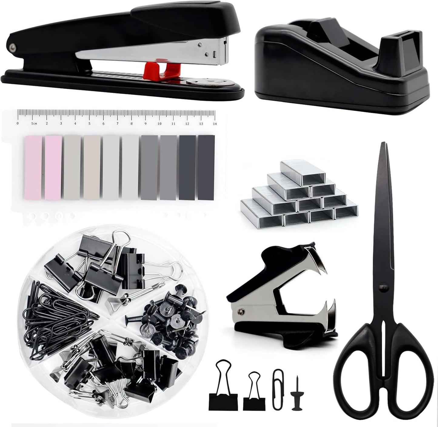 UPIHO Black Desk Set: Effortless Office Organization