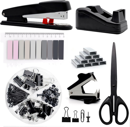 UPIHO Black Desk Set: Effortless Office Organization