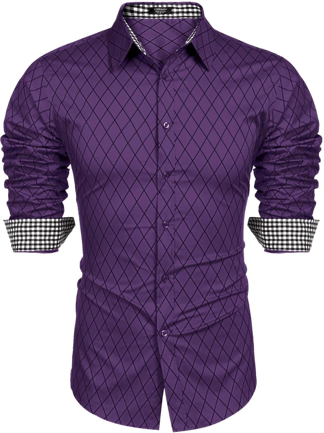 COOFANDY Men's Business Dress Shirt for Sharp Casual Style