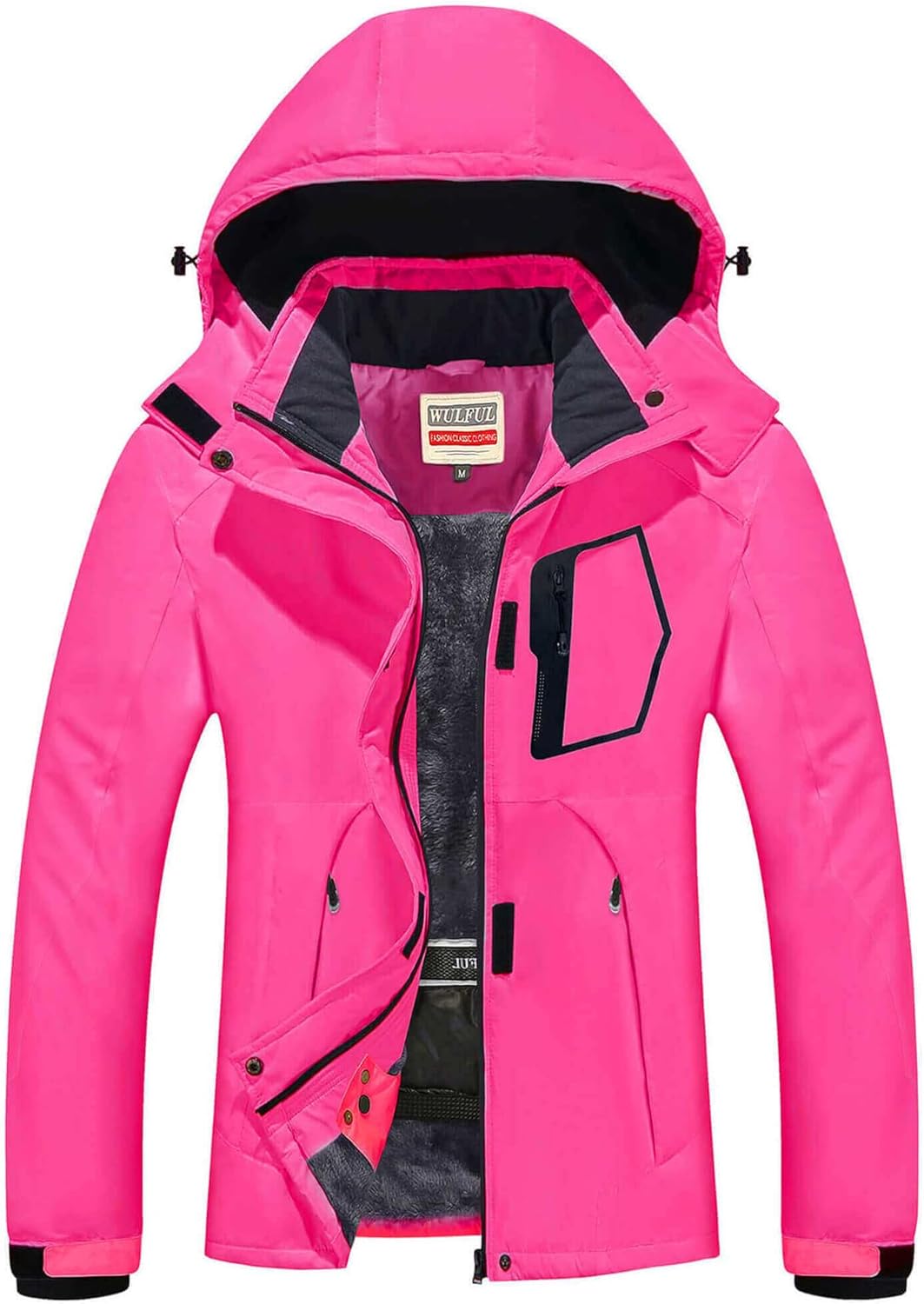 Womens Waterproof Snow Ski Jacket for Winter Sports and Activities