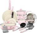 GreenLife 16 Piece Nonstick Cookware Set for Healthy Cooking