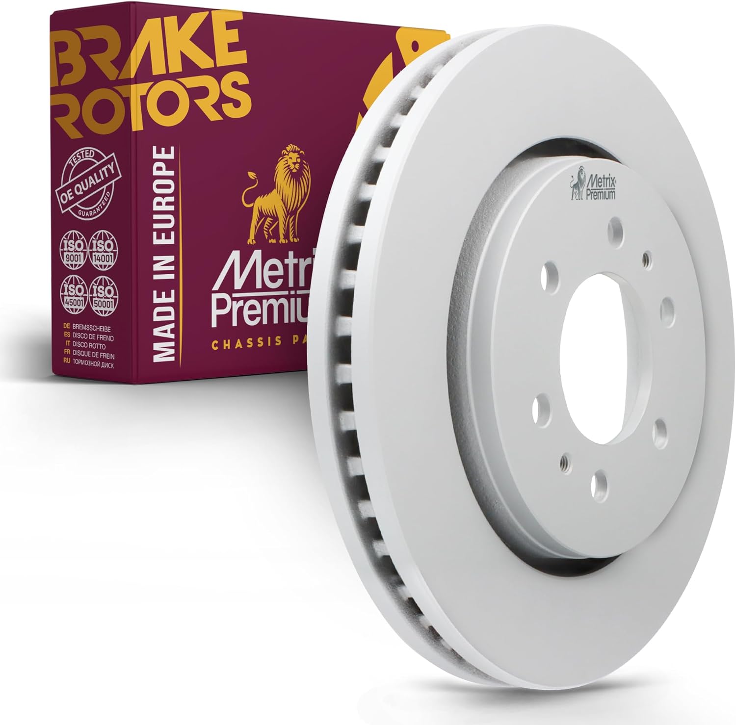 Premium 13.8in Vented Disc Brake Rotor for Lincoln Ford Vehicles