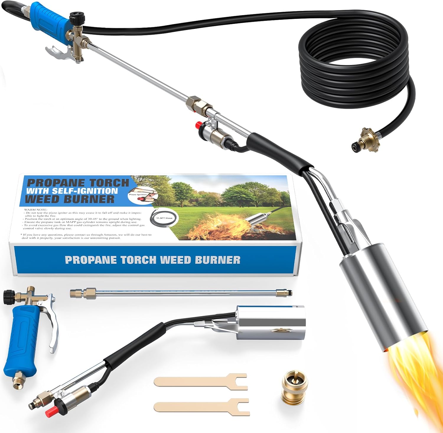Propane Torch Weed Burner for Efficient Weeding and More